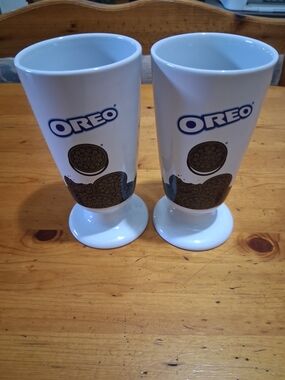 OREO White Ceramic Dessert Goblets – Set of 2